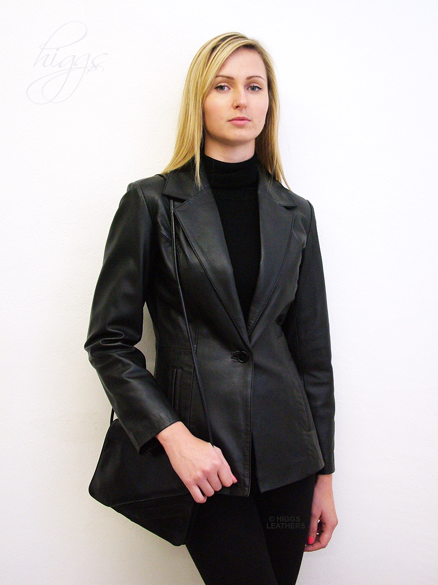 Womens Long Leather Jackets | Higgs Leathers Essex
